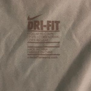 Nike light blue dri fit tank top